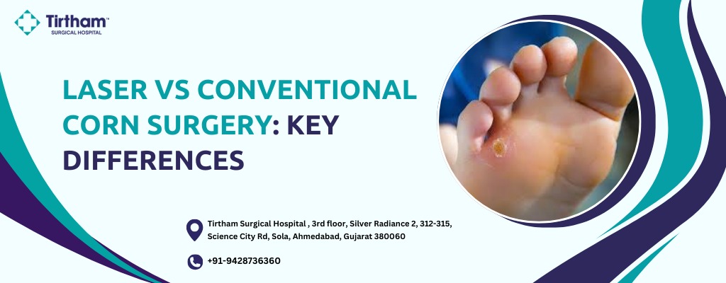 Laser vs Conventional Corn Surgery: Key Differences