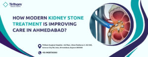 Kidney stone specialist evaluating a patient in Ahmedabad